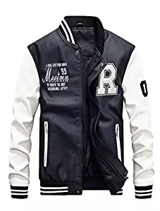 Vogstyle Jacken Vogstyle Herren Winterjacke Bomberjacke Fliegerjacke Freizeit Reißverschluss Jacken Mantel