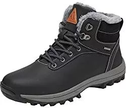 Mishansha Stiefel Mishansha Unisex Winterschuhe Winterstiefel mit Warm Gefüttert