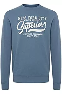 Indicode Pullover & Strickmode Indicode IDGalilero Herren Sweatshirt Pullover Pulli mit Rundhalsausschnitt