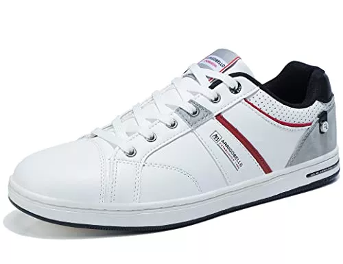 ARRIGO BELLO Sneaker & Sportschuhe ARRIGO BELLO Herren Freizeitschuhe Schuhe Sneakers Wanderschuhe Leders Laufschuhe Leichtgewicht Outdoor Gemütlich Trainers Größe 41-46