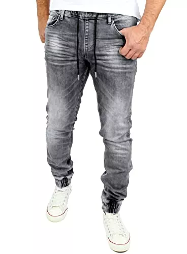 Reslad Jeans Reslad Jeans Jogginghose Sweathose in Jeansoptik Jeans-Herren Slim Fit Herren-Hose RS-2073