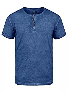 !Solid T-Shirts !Solid SDTihn Herren T-Shirt Kurzarm Shirt mit Grandad-Ausschnitt
