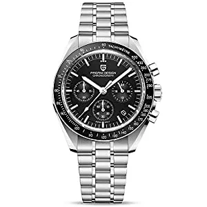 RollsTimi Uhren Pagani Design 1701 V3 Moon Armbanduhr Herren Quarz Chronograph Uhren Japan VK63 Uhrwerk Edelstahl Wasserdicht Sportuhr
