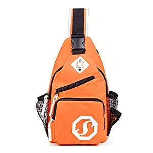 FANDARE Taschen & Rucksäcke FANDARE Unisex Brusttasche Ultraleicht Sling Rucksack Beiläufig Daypacks Herren Damen Schultertasche Umhängetasche für Outdoor Sport Wandern Radfahren Reisen Wasserdicht Polyester