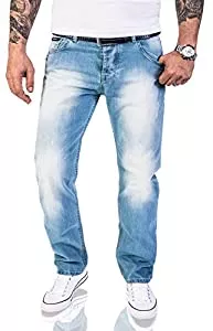Rock Creek Jeans Rock Creek Herren Designer Jeans Verwaschen Used Vintage Look RC-2063