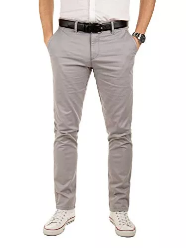 Yazubi Hosen Yazubi Herren Chino Hose, Modell Dustin, Chinohose mit Gürtel