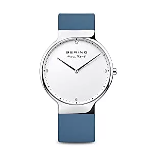 BERING Uhren BERING Unisex Analog Quarz Max René Collection Armbanduhr mit Silikon Armband und Saphirglas