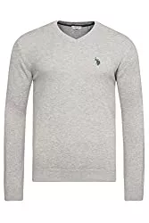 U.S. POLO ASSN. Pullover & Strickmode U.S. Polo Assn. Herren Pullover mit V-Ausschnitt – Eleganter Langarm Strickpullover – Pulli für Herbst/Winter/Frühling – Für Freizeit Business