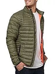 Indicode Jacken Indicode Herren Islington Steppjacke in Daunenjacken-Optik mit Stehkragen | gefütterte sportliche Übergangsjacke Moderne leichte Winterjacke modische Jacke für Männer