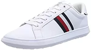 Tommy Hilfiger Sneaker & Sportschuhe Tommy Hilfiger Herren Corporate Leder Cup Stripes Cupsole Sneaker