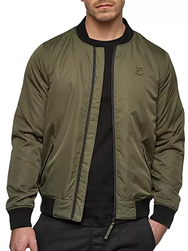 Indicode Jacken Indicode Herren Cormick Jacke mit Stehkragen & Reißverschluss | Übergangsjacke für Männer