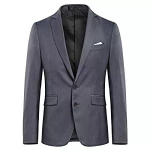 Allthemen Blazer Allthemen Anzugjacke Herren Slim Fit Sakko Modern Blazer für Business Hochzeit Freizeit