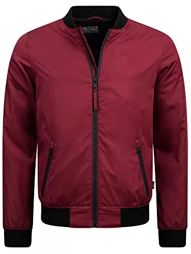 Indicode Jacken Indicode Herren Cormick Jacke mit Stehkragen & Reißverschluss | Übergangsjacke für Männer