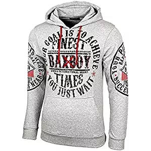 Baxboy Kapuzenpullover Baxboy Slim fit Herren Pullover Hoodie Sweatshirt Longsleeve Sweatshirt Jacke Langarm Kapuzenpullover Hoody Sweater 950
