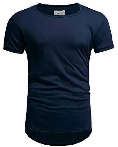 Crone T-Shirts Crone Keno Herren Kurzarm Rundhals Basic Oversize Slim Fit T-Shirt in vielen Farben