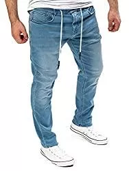 Yazubi Jeans Yazubi Herren Sweathose in Jeansoptik Erik