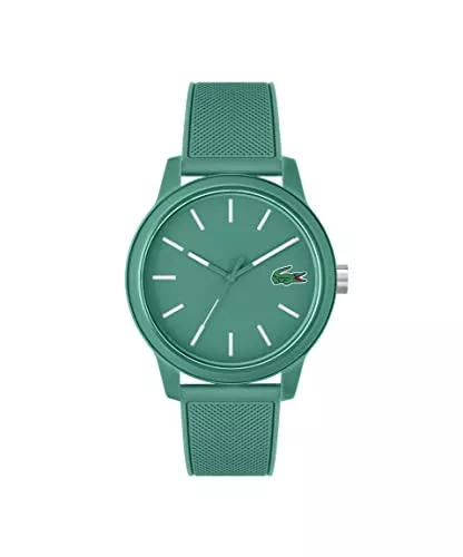 Lacoste Uhren Lacoste Analog Quarzuhr für Herren mit Grünes Silikonarmband - 2011192