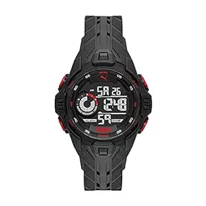PUMA Uhren PUMA Herrenuhren BOLD, 45MM Gehäusegröße, Digitales Uhrwerk, Polyurethanarmband