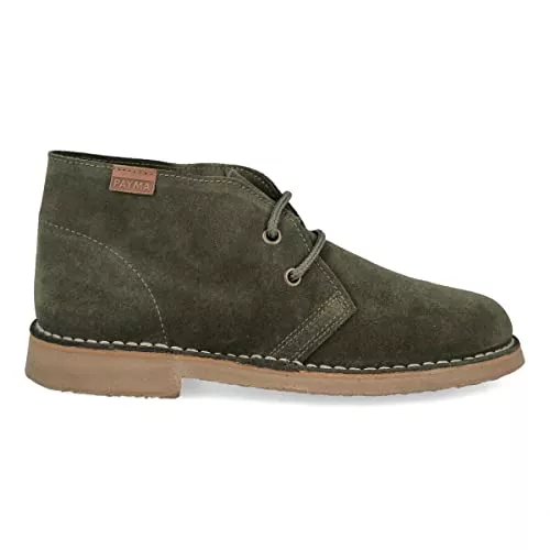 PAYMA Stiefel PAYMA - Safari Desert Boot aus WildLeder für Damen und Herren. Schuhe aus Spanien. Chukka Stiefeletten Schuhe Stiefel Sport und Kleid. Schnürverschluss. Gummisohle
