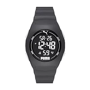 PUMA Uhren PUMA UnisexTraditionelle UhrenPUMA 4, 44MM Gehäusegröße, Digitales Uhrwerk, Polyurethanarmband