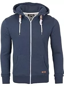 riverso Kapuzenpullover riverso Herren Kapuzenjacke RIVThilo Sweatjacke Sweatshirt Kapuzenpullover Hoodie Kapuze Reißverschluss Basic Einfarbig Baumwolle Grau Braun Grün Rot Blau Schwarz S M L XL 2XL 3XL 4XL 5XL
