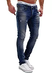 MERISH Jeans MERISH Jeans Herren Destroyed Hose Jeanshose Männer Slim Fit Stretch Denim