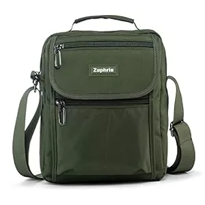 Zuphrie Taschen & Rucksäcke Umhängetasche Schultertasche mit Griff Nylon Herren Crossbody Bag für Tablet Messenger Männer Tasche