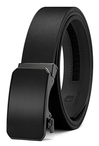 CHAOREN Gürtel CHAOREN Automatik Gürtel Herren, Ledergürtel Ratsche für Herren Business Anzug, 35mm Breit Gürtel, Größe Angepasst