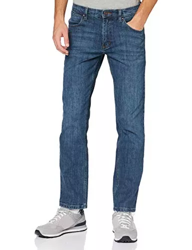 Wrangler Jeans Wrangler Herren Straight Bleach Jeans
