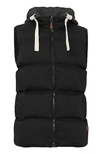 b BLEND Westen Blend BHJens Herren Weste Steppweste Outdoor Weste mit Kapuze und Stehkragen