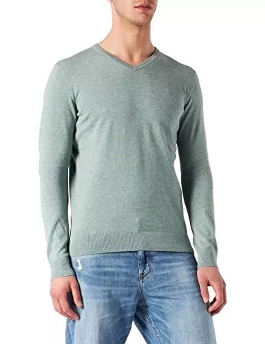 TOM TAILOR Pullover & Strickmode TOM TAILOR Herren Basic Strickpullover mit V-Ausschnitt