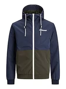 JACK &amp; JONES Jacken JACK &amp; JONES Herren Jjerush Hood Bomber Noos Bomberjacke