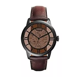 Fossil Uhren Fossil Herrenuhr Townsman, 45mm Gehäusegröße, Mechanisches Automatikwerk
