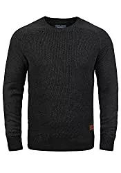 Blend Pullover & Strickmode Blend Gandolf Herren Strickpullover Feinstrick Pullover mit Rundhalsausschnitt