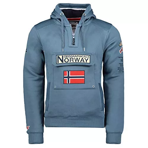 Geographical Norway Kapuzenpullover Geographical Norway GYMCLASS Men - Herren Kapuzenpullover Hoody