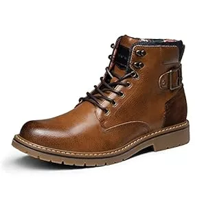 Bruno Marc Stiefel Bruno Marc Herren Motorrad Stiefel Schnürstiefel Boots Klassische Chukka Boots Biker Freizeitschuhe