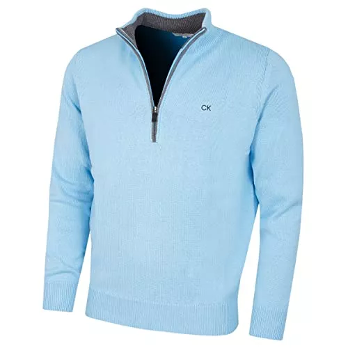 Calvin Klein Pullover & Strickmode Calvin Klein Herren Chunky Cotton 1/2 Zip Pullover