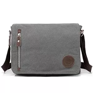 LOSMILE Taschen & Rucksäcke LOSMILE Umhängetasche, Vintage Canvas Schultertasche Herren.