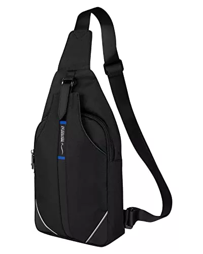 WATERFLY Taschen & Rucksäcke WATERFLY Anti-Diebstahl Sling Bag für Damen und Herren Brusttasche Hippie Crossbody Bag Multipurpose Daypack