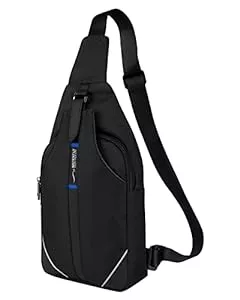WATERFLY Taschen & Rucksäcke WATERFLY Anti-Diebstahl Sling Bag für Damen und Herren Brusttasche Hippie Crossbody Bag Multipurpose Daypack