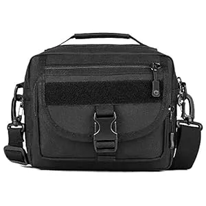 HUNTVP Taschen & Rucksäcke Huntvp Taktisch Schultertasche Militär Crossbody Bag Wasserdicht Umhängetasche Messengerbag Aktentasche Handtasche mit Abnehmbar Schultergurt für Alltag Outdoor