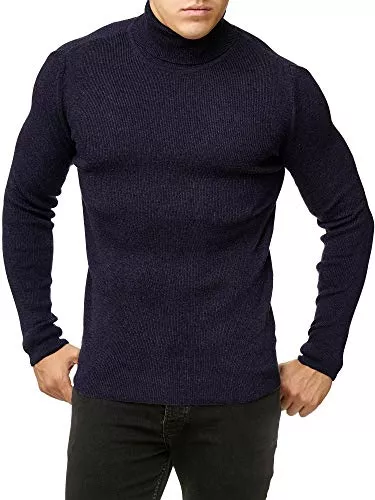 Redbridge Pullover & Strickmode Red Bridge Herren Rollkragen Pullover Sweatshirt Strickpullover