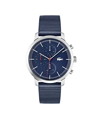 Lacoste Uhren Lacoste Multi Zifferblatt Quarz Uhr für Herren Lederarmband