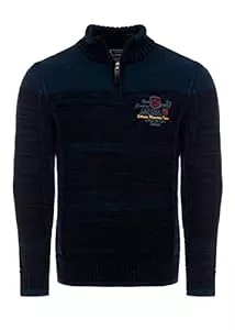 Carisma Pullover & Strickmode Carisma Strickpullover für Herren • Herren Troyer mit Stickerei • Angenehmer Regular Fit Pullover für Büro und Freizeit 7803