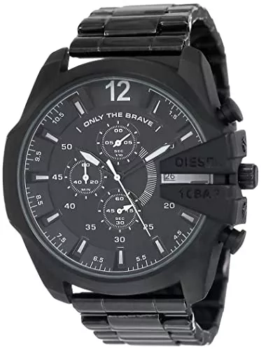 Diesel Uhren Diesel Herren Mega Chief Chronograph Edelstahluhr