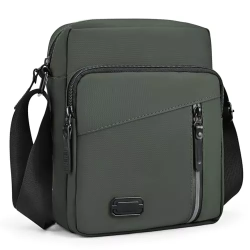 Lanvixo Taschen & Rucksäcke Lanvixo Umhängetasche Schultertasche Herren Herrentasche Messenger Bag mit Multi Tasche Wasserdichte Handytasche Shulder Bag für Tägliches Leben, Business Arbeit, Reise
