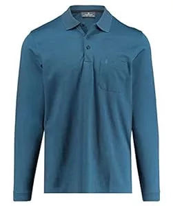 RAGMAN Poloshirts Ragman Herren Polo-Shirt, Basic, Langarm