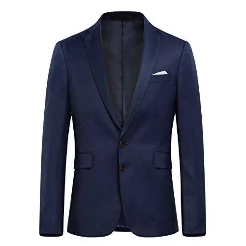 Allthemen Kostüme Allthemen Anzugjacke Herren Slim Fit Sakko Modern Blazer für Business Hochzeit Freizeit