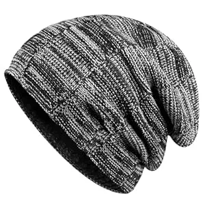 URECOVER Hüte & Mützen URECOVER Geschenke für Männer Wintermütze Herren Beanie - Vater Papa Männer Geschenke Weihnachten Mütze Herren Winter, Adventskalender 2023 Männer Strickmütze Herren Schwarz/Einheitsgröße