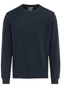 camel active Pullover & Strickmode camel active Herren Sweatshirt aus Reiner Baumwolle